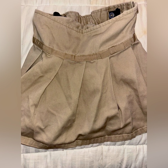 Place Other - Girls school khaki skirt size 5 by brand Place  mint vintage pleated stretchy!!